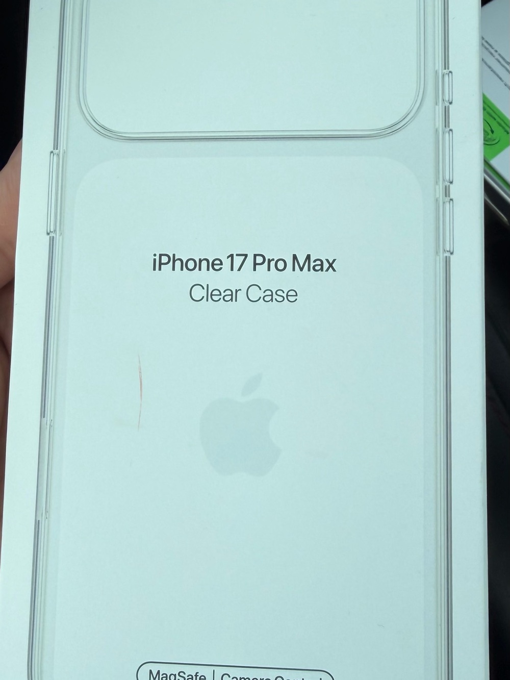Apple iPhone 17 Pro Max Clear Case with MagSafe. Brand new. Unopened box